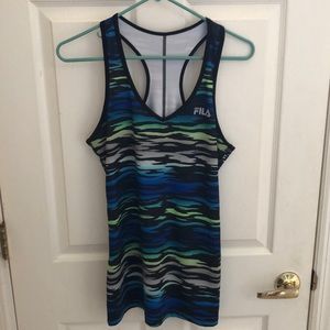 FILA Racer Back Active Tank Sz Medium?